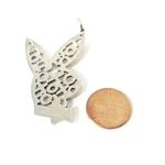 New playboy‎ bunny Pendant Silver Photo 1