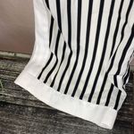 J Brand  Ivory & Black Delia Striped Straight Leg Pants 2 Photo 4