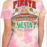 Simply Southern NWT Fiesta Then Siesta 100% Cotton Size Medium Photo 0