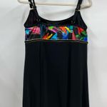 Longitude NWOT Swimsuit size 14 skirted one piece adjustable straps built in bra Photo 4