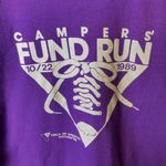 1989 Vintage Campers' Fund Run WVOR FM 100 T Shirt 80s 50/50 Single Stitch Large Photo 6