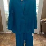 Women's Turquoise Patricia Magali Pantsuit Size 18 Blue Photo 0