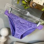 Bikini Bottoms Crochet Lace Purple Lavender Womens Large New Mossimo Photo 0