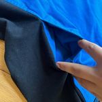 Cherokee Uniforms V neck flexible royal blue and black 2 pocket scrub top Photo 3