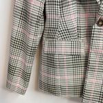 Princess Polly Classic Victoria Blazer Jacket plaid Black Pink Tan oversized 2 Photo 5