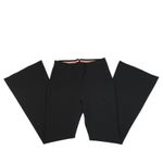 Anthropologie Essential Flare Pant Sz 4 Black Classic Stretch Office Business Photo 4