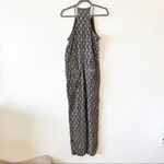 Lou & grey Jumpsuit Black Paisley Lightweight Romper Women’s Size XS Summer Suit Photo 2