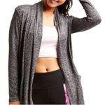 Athleta Pose Wrap Open Front Cardigan Sweater Gray Size XS Cozy Athleisure yoga Photo 0