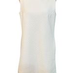 Tommy Hilfiger White Textured Shift Lined Dress White Classy Professional Size 8 Photo 0