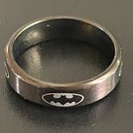 6mm black Batman ring size 6 Photo 3