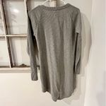 Chaser NWOT Revolve  Size S Gray Rib Henley Shirttail Long Sleeve Tunic Dress Photo 4