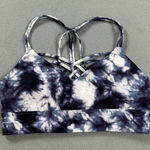 JoyLab Tie Dye Sports Bra Womens M Strappy Back Workout Activewear Gym Yoga Photo 0