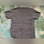 Eileen Fisher tencel split side short sleeve open loose sweater, size XXS/XS Photo 11