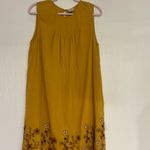 Blue Rain  Mustard Floral Midi Dress Photo 1