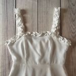 superdown  Arabella White Ruffle Detailed Mini Dress Photo 6