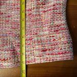 Lilly Pulitzer Women's Pink 3/4 Sleeves Tweed Three Button Blazer Jacket Photo 6
