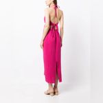 Mara Hoffman Laila halterneck midi dress in raspberry pink M Photo 1