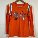 Blue 84  Illinois orange vintage style long sleeve shirt M Photo 0
