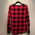 Old Navy  Women’s Thermal Waffle Knit Buffalo Plaid Buffalo Check Shirt Size XL Photo 5