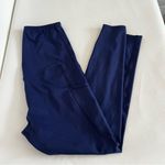 Poshdivah Maternity Legging Size Medium Navy Blue Side Pockets Stretchy Photo 0