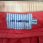 Les Canebiers Raspberry Straight Leg Tartane Pants Size XL Pink Photo 11