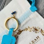 Anthropologie  Shiraleah Chicago Raval blue golden bohemian stacking ring NWT Photo 6