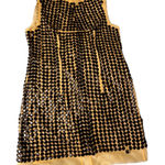 H&M Studio Black Sequin Mesh Sheer Sleeveless Mini Dress size 6 Photo 0