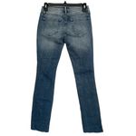 AQUA NWT ‎ Pearl Embellished Distressed Straight Leg Jeans Ankle Cropped Size 24 Photo 1