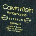 Calvin Klein Performance Black Polo Stretch Dress Women’s small collared stripes Photo 2