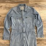 Lee  Union-Alls Denim Jumpsuit Coveralls Heart Patch Blue Jeans Small Photo 4