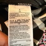 Gap NWOT Black and White Plaid Cropped Flare Pants with Side Zipper & Pockets Photo 8