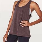 Lululemon Tied to It Deep Surplice Black Cherry Loose Tank Photo 0