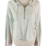 Victoria's Secret Pink Victoria’s Secret Mint Green‎ Hoodie L Zip Pullover Lounge Activewear Photo 0
