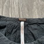 Free People Black Stars Align Cotton Eyelet Top Size Small Photo 3