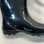 Kamik  Rain Boots Hi Gloss Patent Women’s SZ 8 Black New Photo 11
