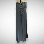 Faded Glory  Black and White Striped Maxi Skirt Medium | EUC Photo 2
