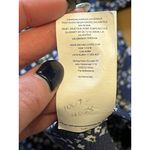 Michael Kors Michael Kors Shirt Blue Floral Print Off the Shoulder Size Small Modern Career Photo 14