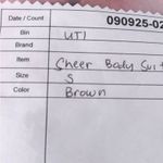 SheIn Sheer Body Suit Small Abstract Print Brown Travel Vacation Layering Maximalist Photo 11