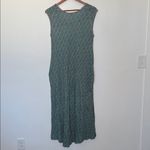 Natural Life  Hangout Cotton Midi Dress Blue Floral XS/S Sleeveless Boho NWT Photo 5