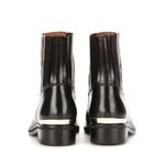 Acne Studios black brass soft leather booties stacked heel basic size 37 / US 7 Photo 1