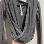 Lululemon  Striped Iconic Wrap Top Size 4 Photo 3
