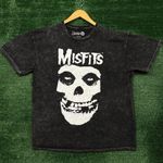 The Misfits Crimson Ghost Punk Rock Band Mineral Wash T-Shirt Extra Large Photo 0