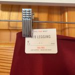 Aerie 7/8 Feel Free Light Support Red Leggings Size Medium New With Tags. Photo 4