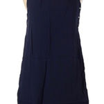 ASTR Anthropologie Silk Dress Knee Length Blue Sleeveless. Size medium. Photo 0