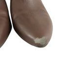 A New Day Womens Bren Ankle Boots Faux Leather Block Heel Pointed Toe Brown 7.5 Photo 2