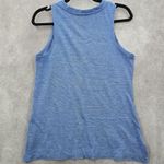 Athletic Works  Blue Stripe Sleeveless Muscle Tshirt Activewear Top Shirt Medium Photo 1