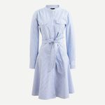 J.Crew  Oxford Cotton A-Line Stripe Shirtdress, 4 Photo 1