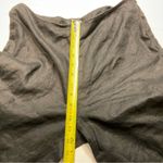 Willi Smith  Black Linen Wide Leg Pants Side Zip Sz 8 Photo 4