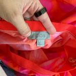 COS  Pink Orange Printed Swing Cotton Midi Skirt Size 2 Photo 4