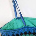 BCBGMAXAZRIA Sequin and knitted Manuela Dress, 8, Blue and Black Photo 4